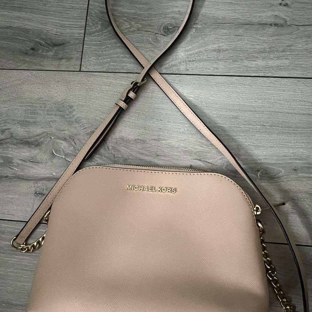 Michael Kors Beige Crossbody Bag